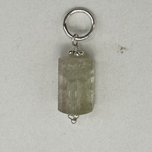 Load image into Gallery viewer, Natural Watermelon Tourmaline Sterling Silver Pendant | Pale Green, Pink. Clear|

