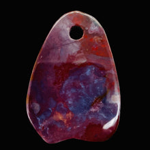 Load image into Gallery viewer, Hand Carved Fancy Mauve Pink Jasper Pendant Bead | 61x43x7mm | 1 Bead |

