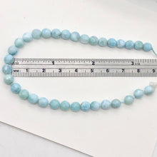 Load image into Gallery viewer, Natural Skyblue Larimar Faceted Round Beads | 6mm | Blue | 68 Bead(s)
