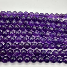 Load image into Gallery viewer, Amethyst Gorgeous Round Bead AA Strand | 10mm | Deep Purple | 40 Beads |
