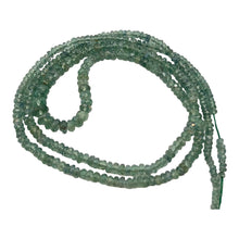 Load image into Gallery viewer, 30 Carats Natural Untreated Cat&#39;s Eye Alexandrite Rondelle Bead Strand 110795
