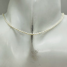 Load image into Gallery viewer, Creamy 2-2.5x1.5mm Seed Pearl Strand 103448
