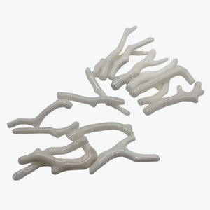 Coral Branch Beads | 31x3 to 27x2mm | White | 14 Beads |