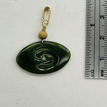 Load image into Gallery viewer, Jade New Zealand Maori Koru 14K Gold Filled Pendant | Green | 1&quot; Long |
