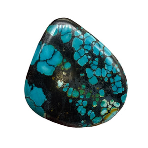 Dramatic Spiderweb Turquoise Freeform Cab | 44cts | 37x33x5mm |