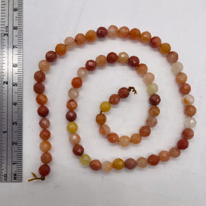 Autumn Jade Faceted Bead Strand 105665