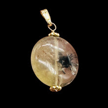 Load image into Gallery viewer, Gemmy Dendritic Peruvian Opal 14K Gold Filled Pendant | Clear Black|1 1/4&quot; Long|
