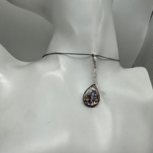 Load image into Gallery viewer, Tahitian Mother of Pearl, Rose Quartz Sterling Silver Pendant | 1 1/2&quot; Long |
