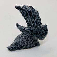 Load image into Gallery viewer, Soaring Hand-Carved Eagle Figurine | 1 1/4&quot; Tall | Gray | 1 Figurine |
