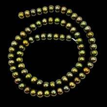 Load image into Gallery viewer, Fresh Water Pearls Round 16&quot; Strand | 6mm | Iridescent Olive | 74 Pearls |
