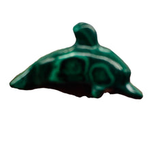 Load image into Gallery viewer, Dolphin 57g Gemstone Carved Malachite Dolphin | 1 Specimen| | 71x39x20mm | Green
