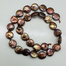 Load image into Gallery viewer, Sensational Rose Gold FW Coin Pearl Strand 108317
