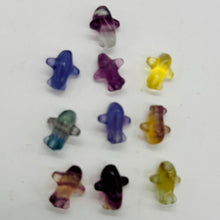 Load image into Gallery viewer, Fluorite Miniature Airplane Figurines | 10 Figurines | | 16x15x9mm | Multi
