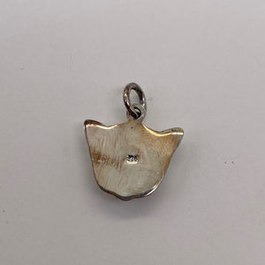 Kitty Cat Sterling Silver Charm | 3/4" Long | Silver | 1 Pendant |