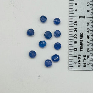 Tanzanite (approx 2.5cts) Rondelle Bead Parcel | 3x2mm | Blue | 10 Beads |