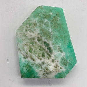 Chrysoprase 21g Freeform Pendant Bead | 40x30x10mm | Green | 1 Pendant Bead |