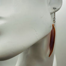 Load image into Gallery viewer, Designer Pink Mussel Shell Sterling Silver Earrings | 2 1/2&quot;Long |

