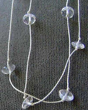 Load image into Gallery viewer, Unique Roundel Quartz Floating Necklace 7194
