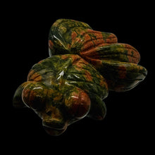 Load image into Gallery viewer, Fantail Goldfish Stone Carving | 1 Figurine | | 1 5/8 x 1 1/8" | Pink, Green
