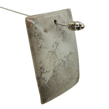 Load image into Gallery viewer, Crazy Lace Agate Designer Rectangular Pendant Bead | 40x30x5mm | Lavender Gray |
