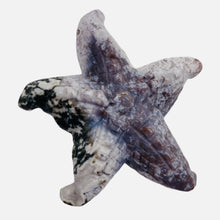 Load image into Gallery viewer, Tree Agate Carved Starfish Pendant Bead | 60x58x11mm | Gray White | 1 Bead |
