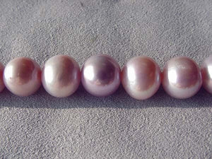 Sweet Natural Lavender Pink 10mm to 9mm Pearls | 10mm | Pink | Round | 2 Pearls|