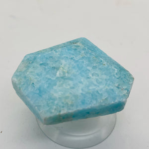 106cts Druzy One Natural Hemimorphite Pendant Bead | Blue | 38x32x10mm| 1 Bead |