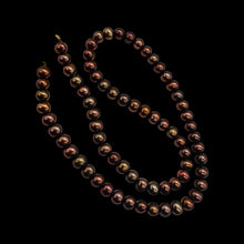 Load image into Gallery viewer, Chocolate Cocoa Smooth Round Fresh Water Pearls Strand | 6mm | 72 Pearls |
