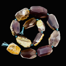 Load image into Gallery viewer, Chrysocolla Agate Faceted Free Form | 29x18x15 to 35x19x12mm | Lavender Clear |

