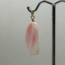 Load image into Gallery viewer, Conch Shell Pear Shaped 14K Yellow Gold Filled Pendant| 1 1/4" Long| Pink White|

