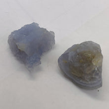 Load image into Gallery viewer, Blue Chalcedony 20g Druzy Nugget Beads| 30x24x16 to 27x25x17mm | Blue | 2 Beads|
