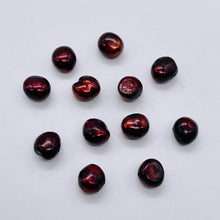 Load image into Gallery viewer, 12 Smoldering Burgundy Freshwater Pearls 8318
