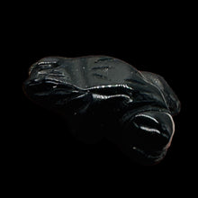 Load image into Gallery viewer, Charming Onyx Stone Frog Animal Beads Figurine | Black| | 20x18x9.5mm | Black
