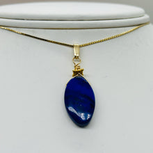 Load image into Gallery viewer, Royal AAA Lapis Lazuli 14K Gold Filled Wire Wrap Pendant! | 1 1/4&quot; Long |
