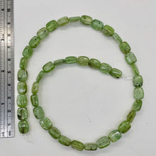 Load image into Gallery viewer, Silver Schiller Kyanite Bead Half Strand | 10x8mm | Green Silver | 20 Beads |
