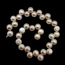 Load image into Gallery viewer, Top Drilled Button 7-7.25x4mm Lavender Pink FW Pearl 8&quot; Strand 4761
