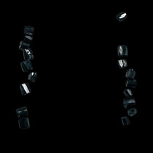 Load image into Gallery viewer, Natural Black Diamond 1.1cts Scissor Cut Cube Beads | 1x1mm to 2x1mm | 17 Beads|
