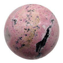 Load image into Gallery viewer, Rhodonite 426g Sphere | 2 1/2&quot; | Pink Black | 1 Collector&#39;s Item |
