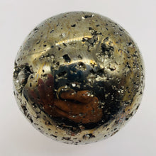 Load image into Gallery viewer, Pyrite Sphere Display Item | 463g |2 3/8&quot; | Golden | 1 Collector&#39;s Sphere |
