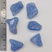 Load image into Gallery viewer, Chalcedony Gemstone 41g Nugget Beads | 33x19x7to 20x20x7mm | Blue | 6 Beads |
