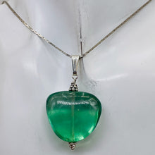 Load image into Gallery viewer, Fluorite Sterling Silver Pendant | 1 1/2&quot; Long | Blue Green | 1 Pendant |
