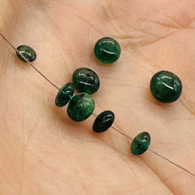 Load image into Gallery viewer, Emerald, Brazilian, 2.5Carat Rondelle | 2.5x1.5mm to 5x4mm | Green | 9 Beads
