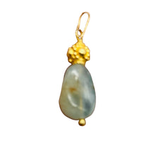 Load image into Gallery viewer, Aquamarine 14K Gold Filled Drop Pendant | 1 1/2&quot; Long | Aqua | 1 Pendant |
