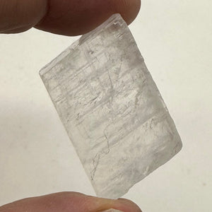 Optical Calcite Iceland Spar 25g Rectangular Display Specimen| 29x20x13mm| Clear