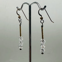 Load image into Gallery viewer, Holiday Sparkle AAA Quartz Earrings and 14Kgf 6270
