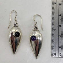 Load image into Gallery viewer, Royal Natural Amethyst Sterling Silver Drop Earrings | 1 3/4&quot; Long |
