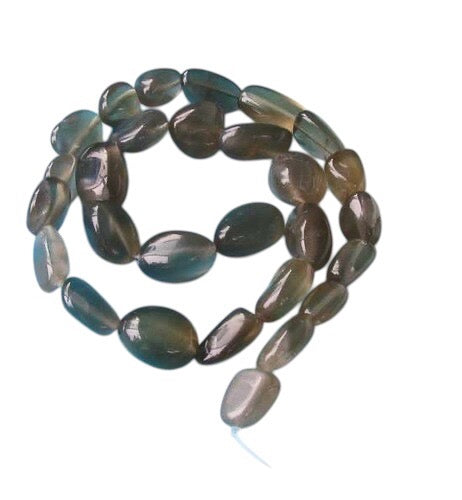 Fantastic Gray Bronze Moonstone Nugget Briolette Bead Strand | 57 Beads |