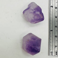 Load image into Gallery viewer, Amethyst Natural Crystals Parcel | 21x18x15 and 19x16x16mm | Purple | 2 Beads |
