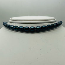 Load image into Gallery viewer, Fresh Water Perfect Beauties Pearl Strand | 8x6mm|Midnight Ocean Blue|50 Pearls|
