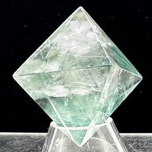 Fluorite Double Pyramid Specimen | 1 Display Figurine | | 41x41x41mm | Green